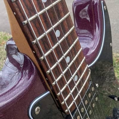 Squire Double Fat Standard HSS - Purple Bild 10
