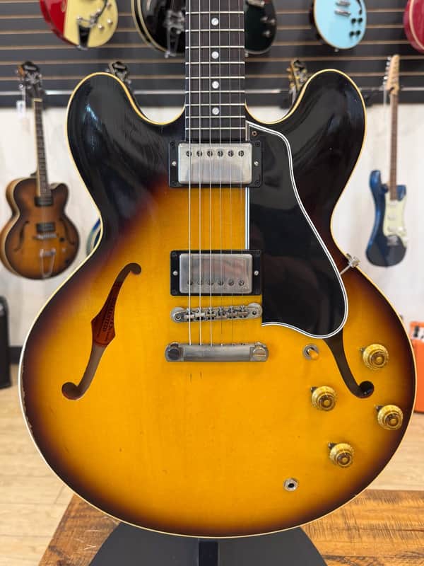 Gibson Custom Shop 1958 ES-335 Faded Tobacco Sunburst Murphy Lab Heavy Aged Limited