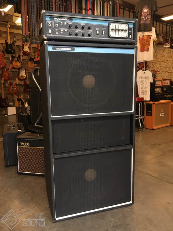 Acoustic Control Corp Model 320 Head & Model 408 Cabinet | Reverb