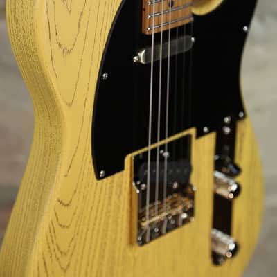 TOM ANDERSON T-Icon SS - Swamp Ash Body & Caramel Maple Neck - Satin Organic Grain Butterscotch image 9