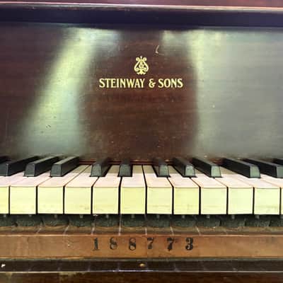 “Golden Age” 1918 Steinway & Sons M - Satin Mahogany (aged, patina) image 2