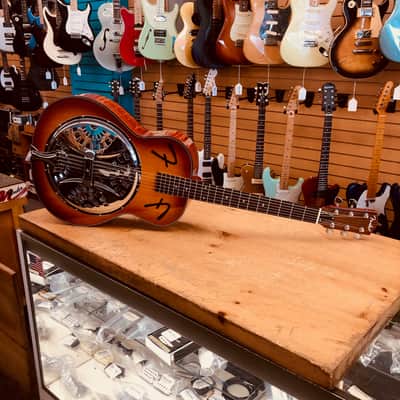 Fender FR-50 Resonator Acoustic Guitar Sunburst | Reverb