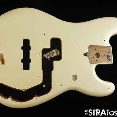Fender Duff McKagan Deluxe Precision BASS BODY, P Bass Guitar Part White Pearl image 1