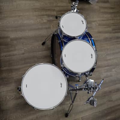Ludwig Neusonic Mod2 4-Piece Shell Pack 10/12/16/22 (Blue Super Sparkle) image 4
