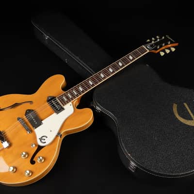 2001 Epiphone Casino Reissue - Natural | Korea Peerless Hollowbody P-90 Pickups 2.6kg | OHSC image 20
