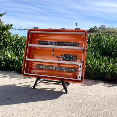 BPNYC ZERO Halliburton Eurorack Modular Travel Case 9U 96hp "ORANGE" image 10