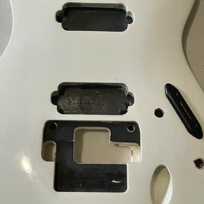2000's Indonesia Ibanez S7320 7 String White Guitar Body ZR Tremolo Ready image 7