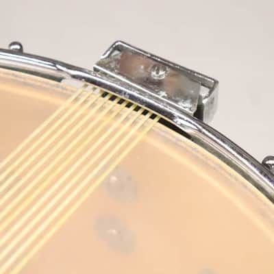 Ludwig 12x15 Marching Snare Drum White Cortex Vintage 1970's image 18