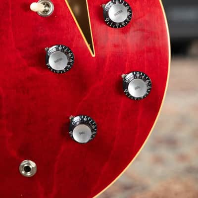 Gibson Custom Shop 1964 Trini Lopez Standard Reissue VOS Semi-Hollow Guitar - Sixties Cherry with Hardshell Case image 11