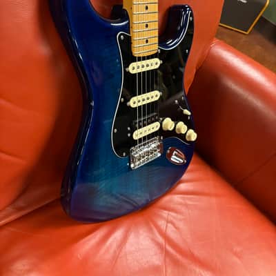 2025 Fender Player II Plus Top HSS Stratocaster Blue Burst image 2