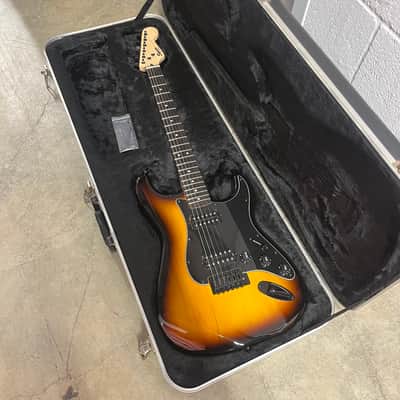 Squier Bullet Stratocaster HH Sunburst w/ Tremolo & Fender Case image 16