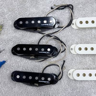 LUNDGREN BJFE Stratocaster set Black and extra off white covers / Free shipping / like new, 2025 image 15