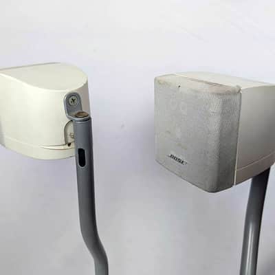Bose FreeSpace 3 Surface Mount Satellite Speakers - White Pair w/ Omnimount Stands image 11