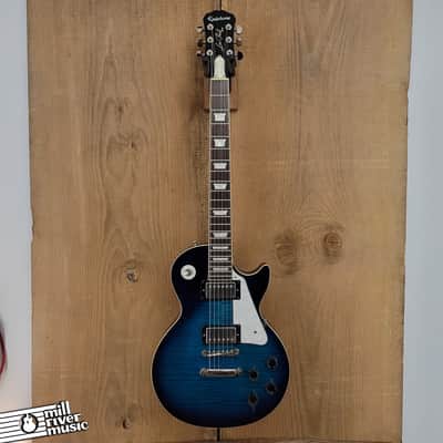 Epiphone Les Paul Standard Plus 2012 Blue Burst Used image 2