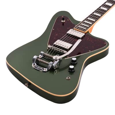 Fano Alt de Facto PX6 Cadillac Green Light Distress w/Lollar Pickups (Serial #240626) image 11