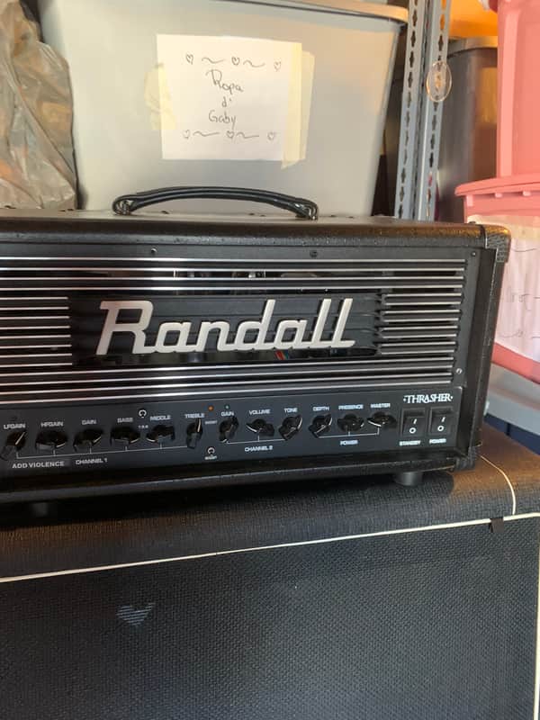 Randall Thrasher 50 2-Channel 50-Watt Tube Guitar Amp Head 2010s - Black image 1