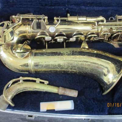 Conn-Star Alto saxophone with case and mouthpiece. Made in USA image 2