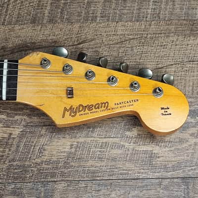 MyDream Stratocaster Custom Built - Aged White over Black Paisley - Dreamsongs image 4
