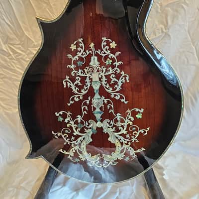 Handmade F hole custom violin model 2004 - Beautiful gloss with massive inlays image 6
