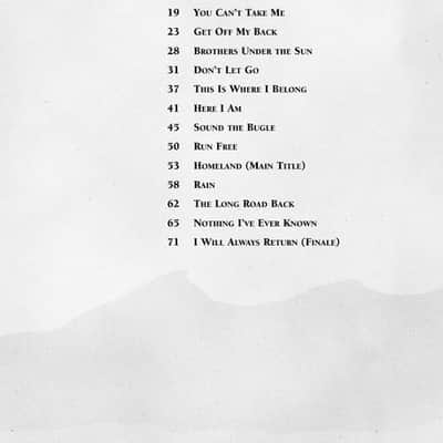 Spirit - Stallion of the Cimarron Piano/Vocal/Guitar Songbook image 5