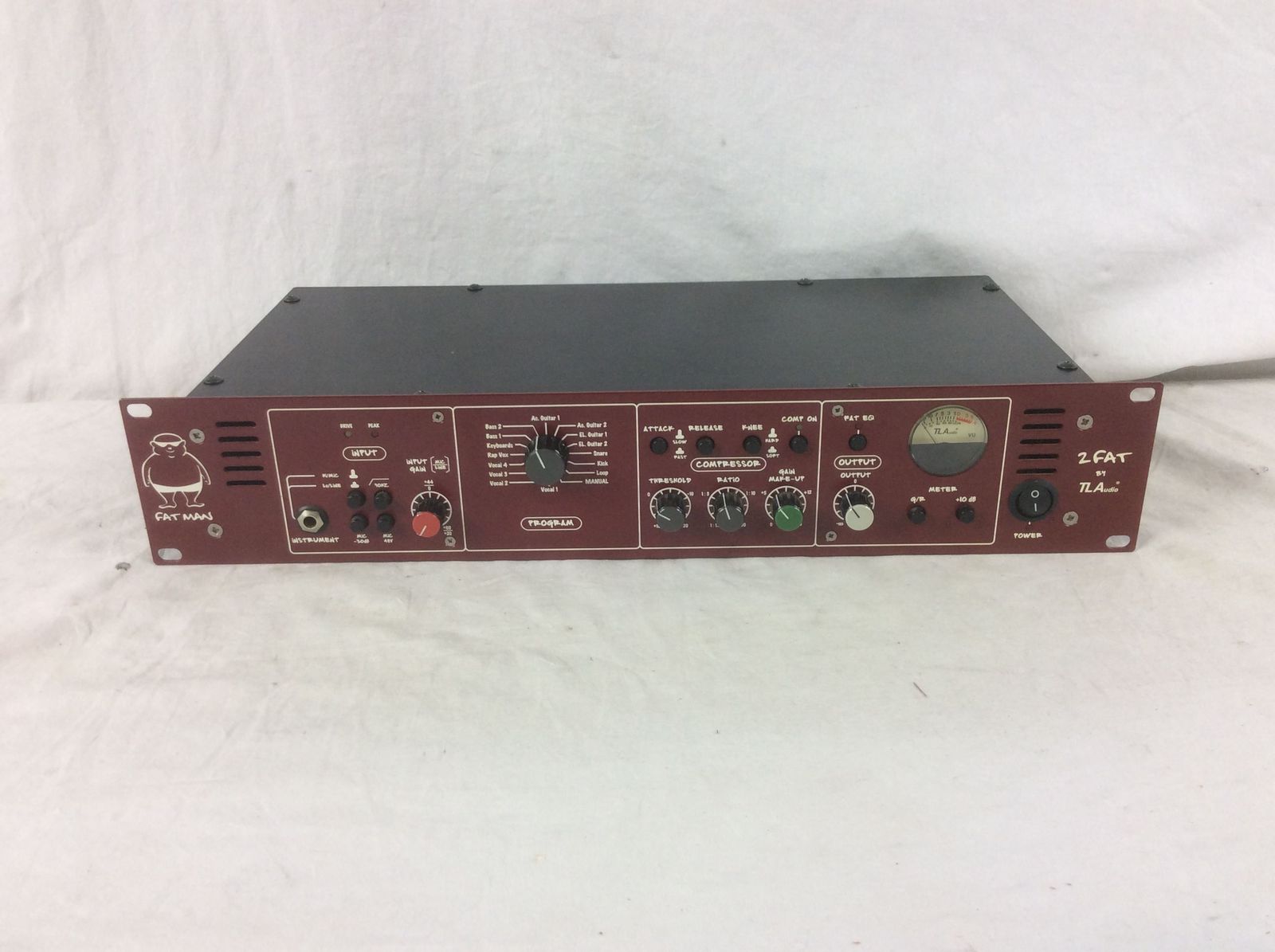 TL Audio 2 FAT Fatman Series Mic Preamp / Compressor | Reverb