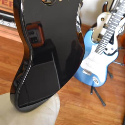 G&L JB bass, 2021, Gloss black, USA Fullerton Deluxe, HSC & paperwork image 10