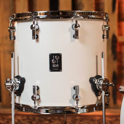 Sonor SQ1 Birch Satin Pure White Drum Set - 20x16,12x8,14x13 image 5