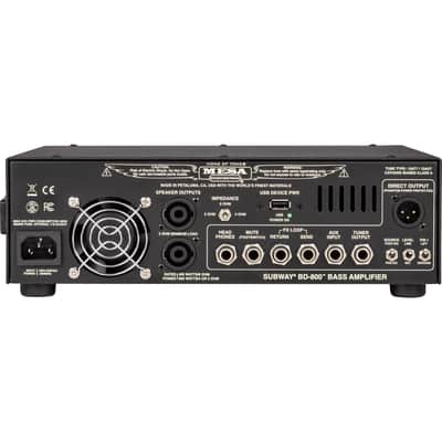Mesa Boogie Bass-800D Black Metal Enclosure Tube Bass Amp image 4