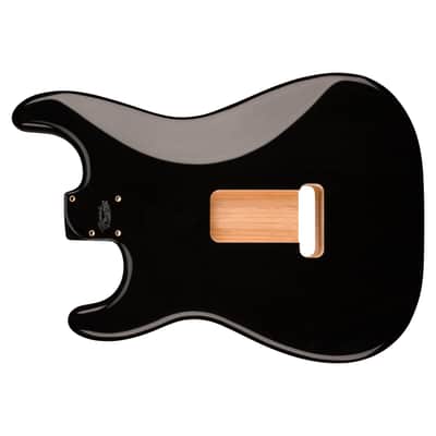 Fender Deluxe Series Stratocaster HSH Alder Body Black 0997103706 image 3