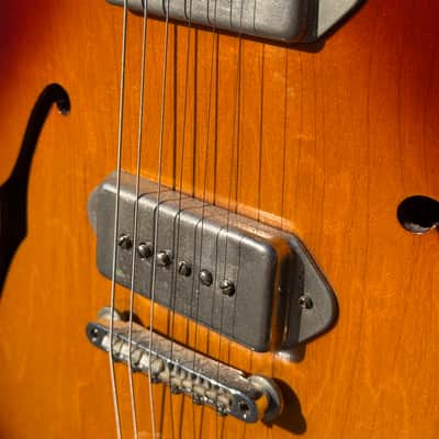 1966 Gibson ES-330TD Cherry Sunburst image 10