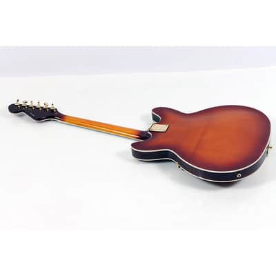 Hagstrom '67 Viking II Limited-Edition Hollowbody Electric Guitar Regular Vintage Sunburst image 3