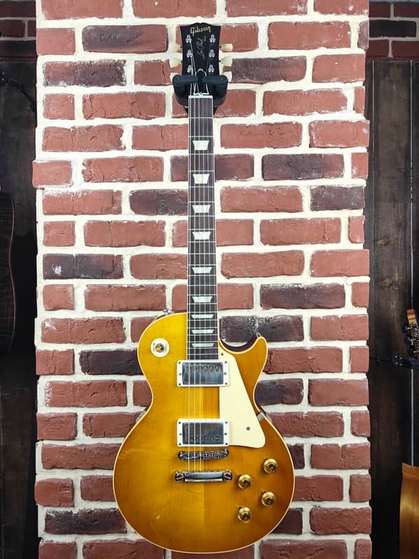 Gibson Gibson Custom Shop 1958 Les Paul Standard Reissue Vos Lemon Burst 2025 - Lemon Burst image 1