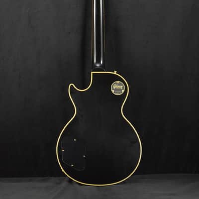 Gibson Custom Shop Les Paul Custom Chambered Body Slim Neck 3 Pickup Ebony VOS GH image 6