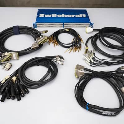 Switchcraft StudioPatch 9625 TT to DB25 Patch Bay + Huge Cable Package! #58830 image 13