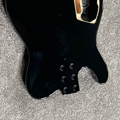 G&L Fullerton Deluxe ASAT Bass guitar body Jet Black image 6