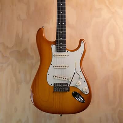 Fender American Performer Stratocaster Honey Burst Electric Guitar 2021 Model - Very Good Condition image 3