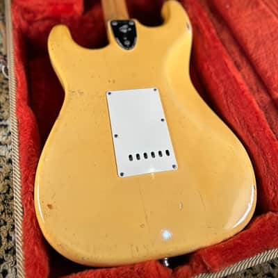 Fender Stratocaster with 3-Bolt Neck, Maple Fretboard 1971 - 1977 - Olympic White image 24