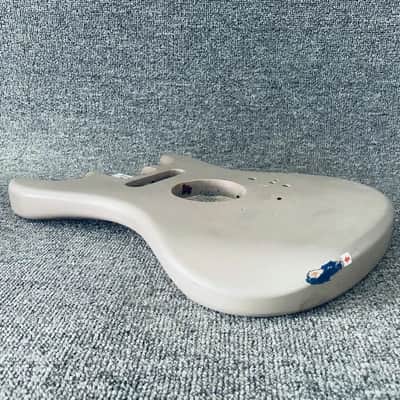 White Mini Basswood Guitar Body image 2