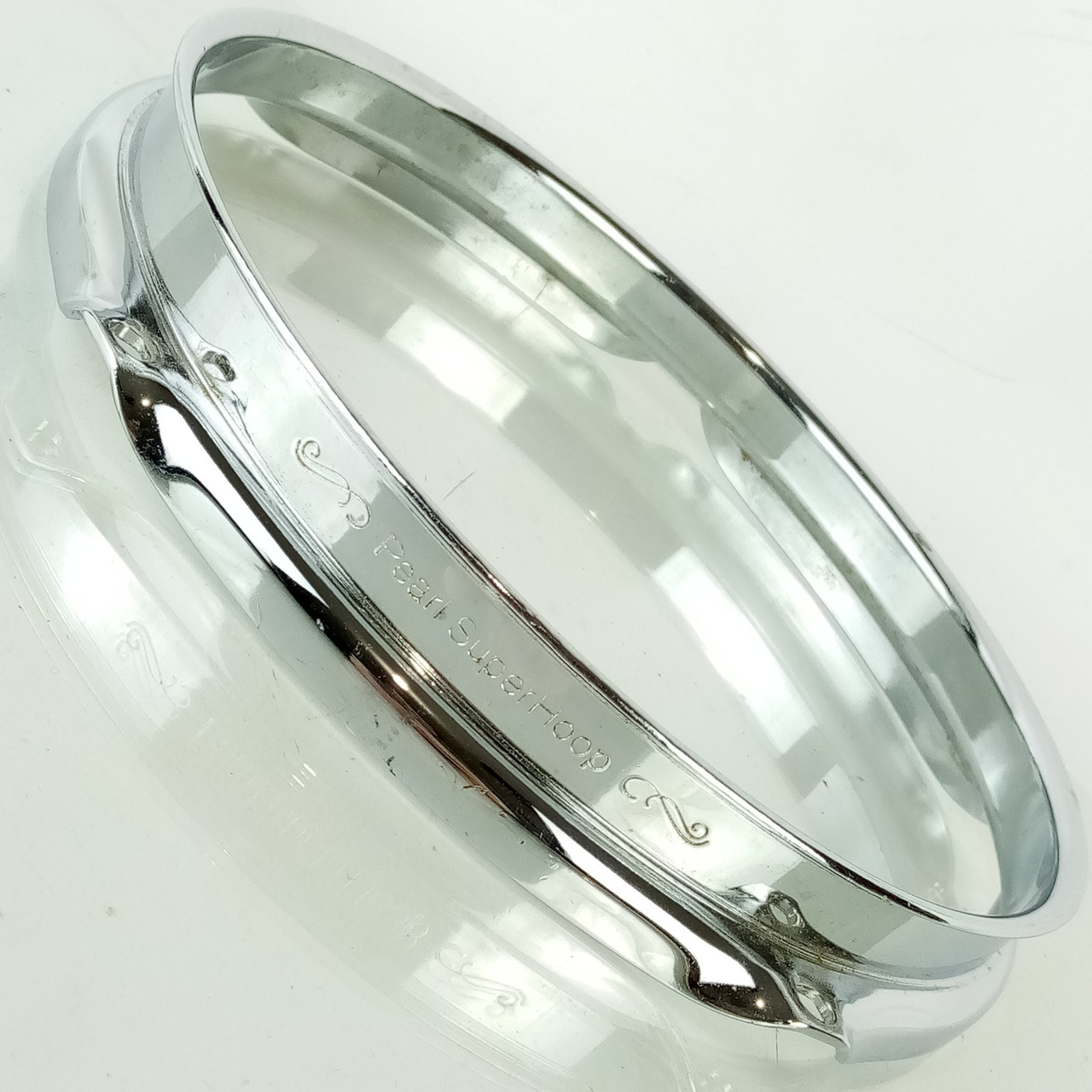 Pearl 8" 5-Lug Super Hoop2/II 2.3mm Chrome-Steel Tom Drum Batter Rim Masterworks — main photograph