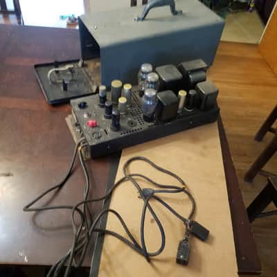 RCA Rare Military Projector Tube Amp MI-1356 Monoblock 6L6 PP for PH-398 PG-200 EQ 1949 - Black Wrinkle Paint image 2