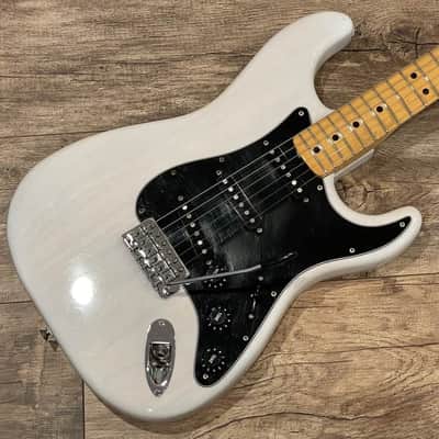 1978 - 1981 Fender Stratocaster Large Headstock 3 Bolt Micro Tilt Neck / Trans White Refinish image 2