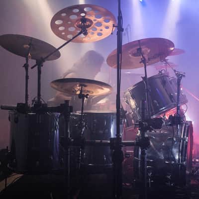 Slingerland/Gibraltar/Remo/Paiste Vintage drumset 1974 Chrome image 6