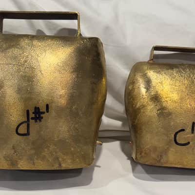 Steve Weiss Almglocken - Pitches D#4 & C5 - Tuned Alpine Cowbells - Excellent image 7