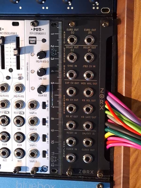 Zorx 3U Through for Easy Access to CV ins for Moog Matriarch, Pedals, Synths Eurorack Module image 1