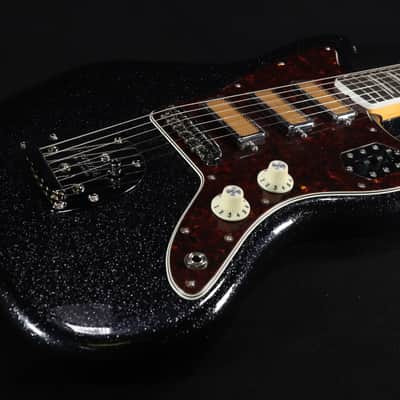 Fender Limited Edition Gold Foil Jazzmaster Ebony Fingerboard - Black Sparkle 539 image 1