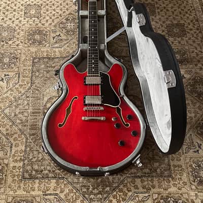 Eastman T386-RD Thinline Electric in Red w/ Hard Case & Free Pro Setup image 11