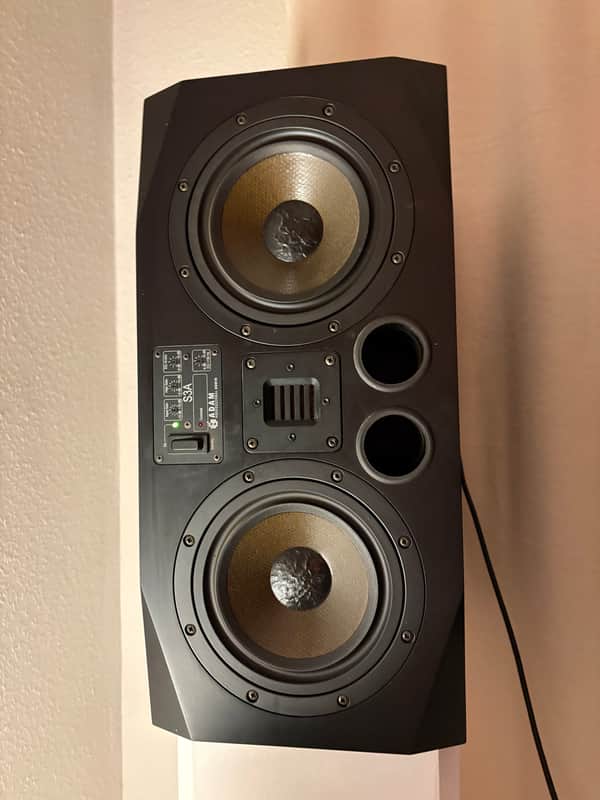 ADAM Audio S3-A Active Nearfield / Midfield Monitors (Pair) 2000s - Black image 1
