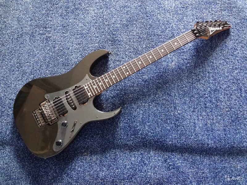 ギター IBANEZ RG-380DX Ibanez RG-380DX Japan - 1997 Black Pearl | Reverb
