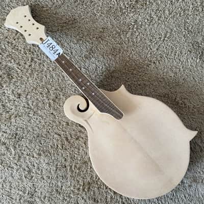 Semi Finished 8 String F Style Mandolin DIY Project, Spruce Top Body, Maple Neck, Rosewood Fingerboard image 1
