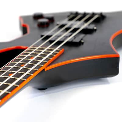 1985 Takamine GB400 Electric Bass - MIJ - Black & Red - RARE image 9